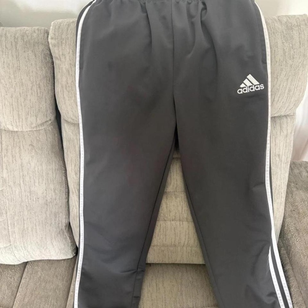 Adidas Kids Tiro Track Pants Dark Grey 3-Stripe Athletic Joggers Boys Girls